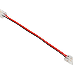 Prozirni okovi za COB trake od 8 mm s kabelom od 15 cm
