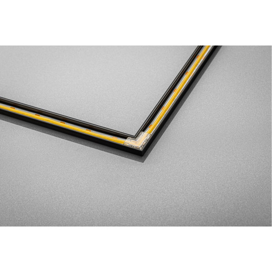Prozirni konektor za COB trake 8mm pod 90. kutom