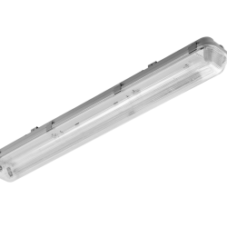 G-TECH HERMETIČNA SVETILKA 2x60 T8 LED (ENOSTRANSKA VEZAVA), G13, IP65, IK06, ABS/PS, SIVA