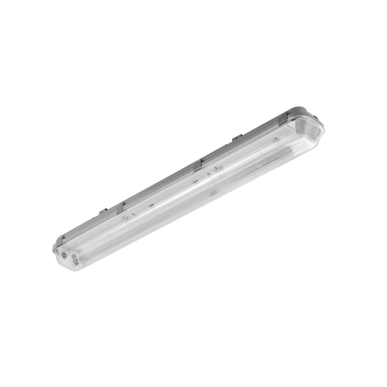 G-TECH HERMETIČNA SVETILKA 2x60 T8 LED (ENOSTRANSKA VEZAVA), G13, IP65, IK06, ABS/PS, SIVA