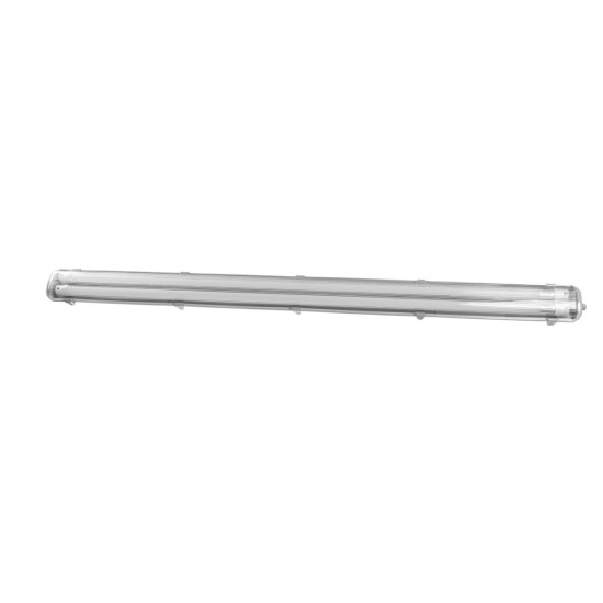 G-TECH HERMETIČNA SVETILKA 258, 2x150 T8 LED (ENOSTRANSKA VEZAVA), G13, IP65, ABS/PS, SIVO