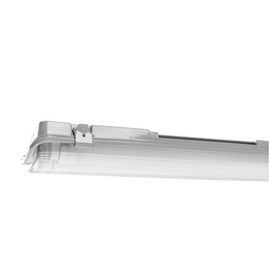 G-TECH HERMETIČNA SVETILKA 258, 2x150 T8 LED (ENOSTRANSKA VEZAVA), G13, IP65, ABS/PS, SIVO