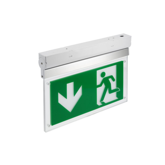 Hitna rasvjeta CORSO-1, LED, 3W, 300lm, 6400K, AC220-240V, IP20, 1h, dual-task, TEST