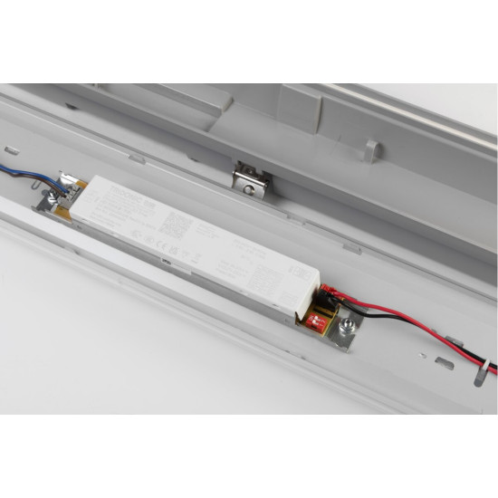 FALCON hermetička svjetiljka, LED, 60W (snaga prilagođena 60-34W), 10800lm, 4000K, AC220-240V, IP65, PC+PC, 150cm