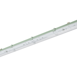 HERMETIČNA SVETILKA HELIOS BIS, ZA T8 LED ENOSTRANSKO NAPAJANJE, G13, IP65, AC220-240V, 1x120cm, ABS/PS