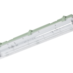 HERMETIČNA SVETILKA HELIOS BIS, ZA T8 LED ENOSTRANSKO NAPAJANJE, G13, IP65, AC220-240V, 2x60cm, ABS/PS