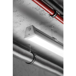 HERMETIČNA  LED SVETILKA HEROS, 60 W, 8400 lm, 4000 K, AC220-240V, PF>0.9, Ra≥80, IP66, IK10, 120°
