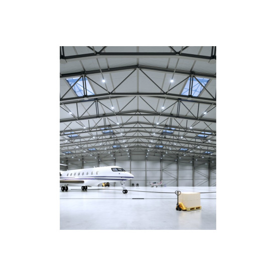 KANSAS LED LUČ ZA VISOKE PROSTORE,150W,19500lm,AC175-250V,50/60 Hz,PF>0,9,Ra≥80,IP65,IK10,100°,4000K