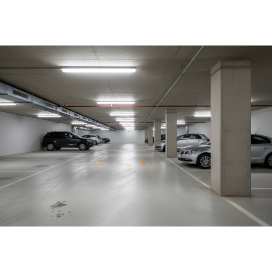 HERMETIČNA  LED SVETILKA LUMIA, 45 W, 4500 lm, 4000 K, AC220-240V, PF>0.9, Ra≥80, IP66, 180°, PC, 150 cm