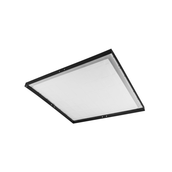 MODULARNA LED rasvjeta, 40W, 4400lm, CCT, AC220-240V, IP40, 595x595mm, 2in1, UGR<19, crna