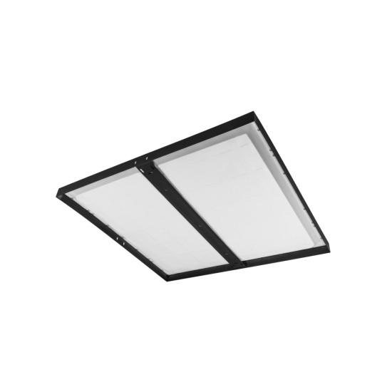 MODULARNA LED rasvjeta, 40W, 4400lm, CCT, AC220-240V, IP40, 595x595mm, 2in1, UGR<19, crna