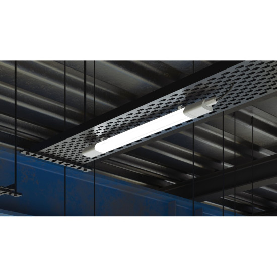 HERMETIČNA  LED SVETILKA MORIS, 36 W, 4320 lm, 4000K, AC180-250V, IP65, IK10, 120 cm