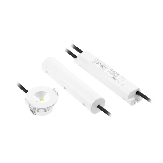 ZASILNA  LED SVETILKA OMAHA, 3W, 300 lm, 6400K, AC220-240V, IP20, 3 h, ENOSMERNA, TEST GUMB