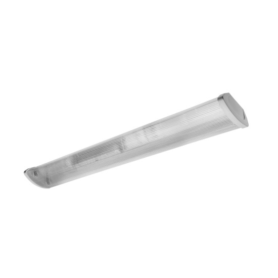 SVETILKA ZEFIR 218, ZA T8 LED ENOSTRANSKO NAPAJANJE, 2x60cm, G13, AC220-240V, 50/60 Hz, IP40, ABS/PC (PROZORNO STEKLO)