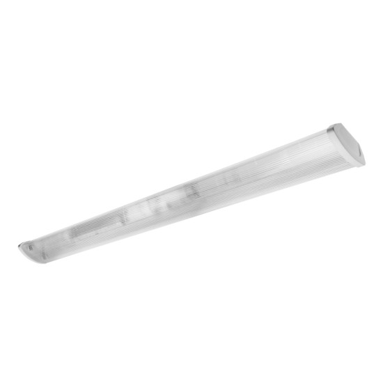 SVETILKA ZEFIR 236, ZA T8 LED ENOSTRANSKO NAPAJANJE, G13, 2x120cm, AC220-240V, IP40, ABS/PC (PROZORNO STEKLO)