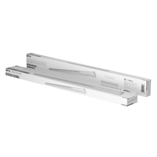 SVETILKA ZEFIR 258, ZA T8 LED ENOSTRANSKO NAPAJANJE, G13, AC220-240V, IP40, ABS/PC, (PROZORNO STEKLO)