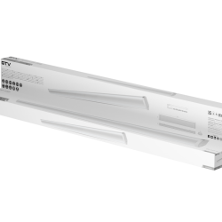 SVETILKA ZEFIR 258, ZA T8 LED ENOSTRANSKO NAPAJANJE, G13, AC220-240V, IP40, ABS/PC, (MLEČNO STEKLO)