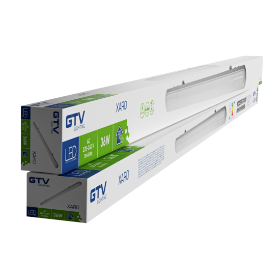 HERMETIČNA  LED SVETILKA XARO, 36 W, 4400 lm, 4000K, AC220-240V, PF>0.9, RA>80, IP65, 120 cm