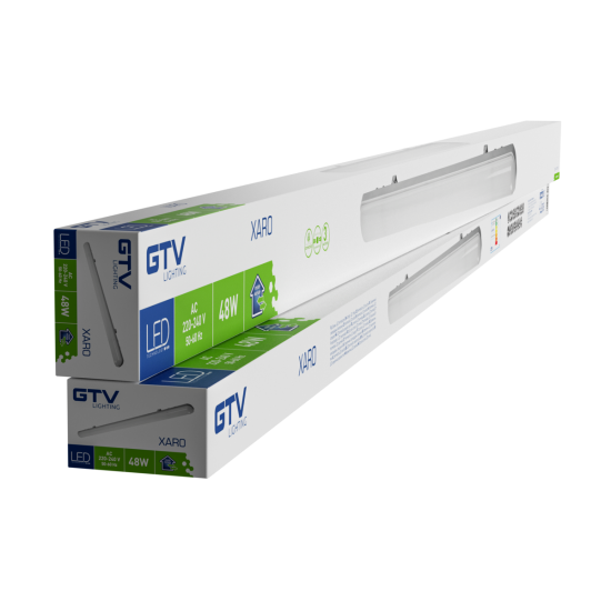 LED vodotjesna svjetiljka   XARO 48W, 5800lm, 4000K, IP65, AC220-240V, 50/60 Hz, PF>0,9, RA>80, 150cm