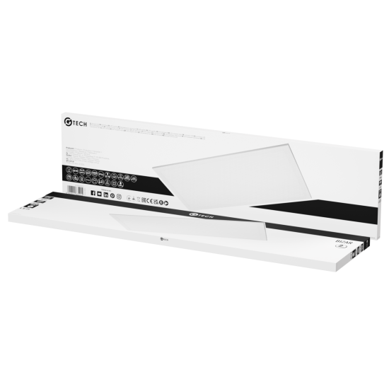 G-TECH BIZAR SVETILKA, LED, 40W, 4000lm, 4000K, AC220-240V, IP44, 120x30cm, ZADNJA POŠČA