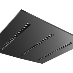 ARTE SVETILKA, LED, 38W, 3800lm, CCT, AC180-250V, 595x595mm, ČRNO