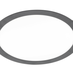 LED učvršćenje ORIS PLUS, svjetlo, 24W, crno, 3000K, 2000lm, AC220-240V, uvučeno, IP20, 120°