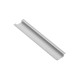 LED aluminijski profil s GLAX srebrnom prirubnicom 2 m (mortise)