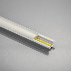 PROFIL GLAX ZA LED TRAK, KOTNI, 2 m