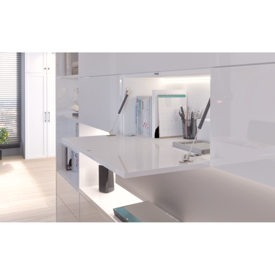 LED kutni aluminijski profil GLAX srebro 2 m
