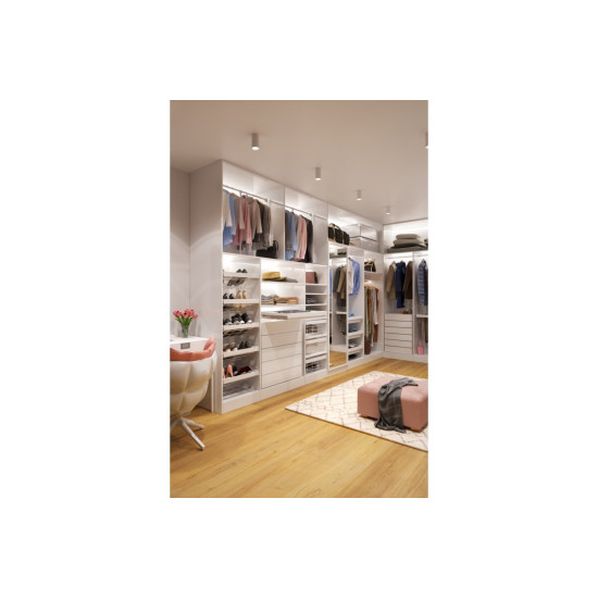 LED kutni aluminijski profil GLAX srebro 2 m