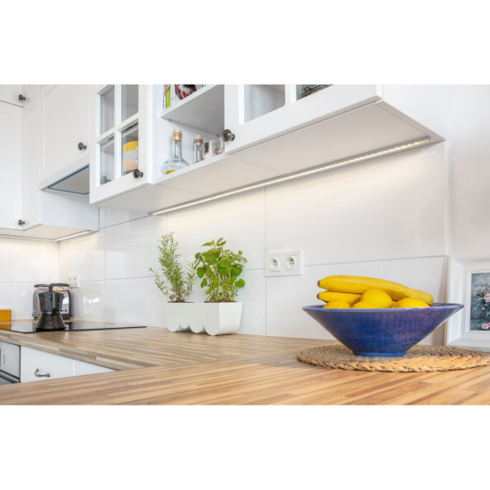 PROFIL GLAX ZA LED TRAK, NADGRADNI, 3 m