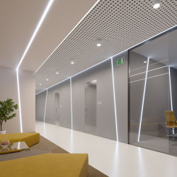 Flash traka 24V 2835, 300 LED hladno bijela, 48W, bez gela 8 mm, Valjaj 5m (2 kabela)
