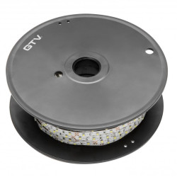 Flash traka 2835MW, 300 LED hladno bijela, 3,8W / m, bez gela 8mm, Roll 50m, 12V