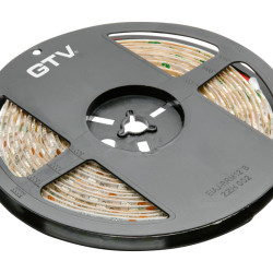 LED TRAK 5050, DC12V, 300LED/5m, 14.4 W/m, 850 lm/m, 6500K, IP65, KOLUT 5 m
