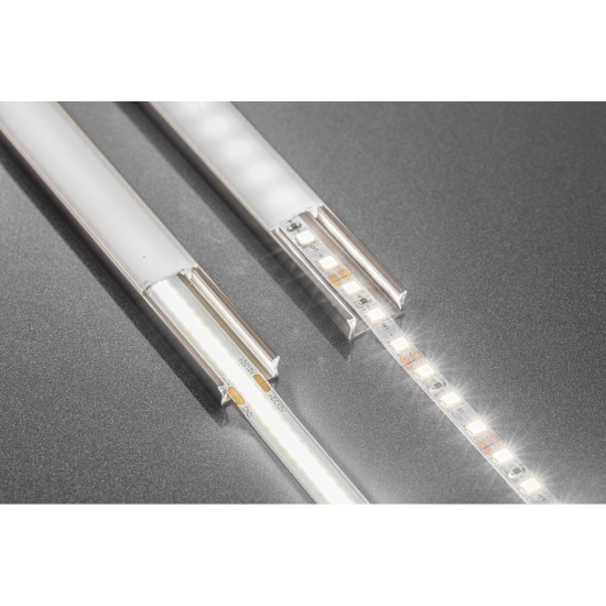 LED traka COB 12V, 320LED/m, 8mm, 8W/m, bez gela, toplo bijela
