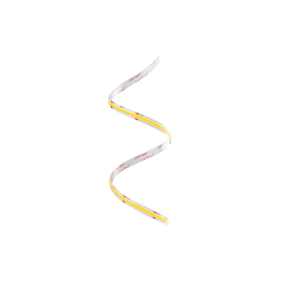 LED traka COB 24V, 320LED/m, 8mm, 10W/m, bez gela, toplo bijela, 2x1m mini amp kabel