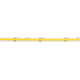 LED traka COB 24V, 480LED/m, 8mm, 10W/m, bez gela, neutralna bijela, 2x1m mini amp kabel