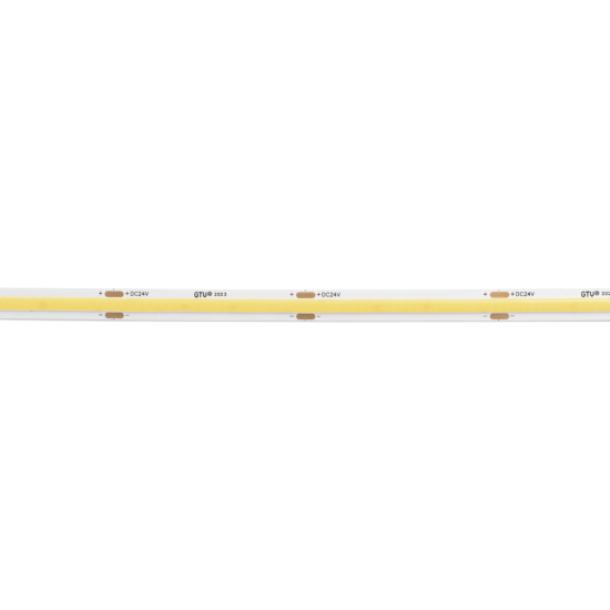 COB LED traka 24V, 480LED / m, 8mm, 10W / m, bez gela, hladno bijela, 2x1m mini amp kabel