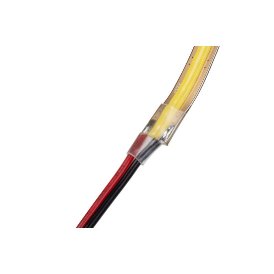 COB LED TRAK 12V PROSTO REZANJE, 528LEDs/m,8mm, 11W/m, BREZ GELA, NEVTRALNO BELA, 2x1m KABEL Z MINI KONEKTORJEM