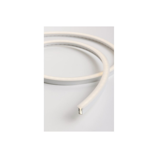 LED NEON FLEX PROFIL T 24V, 2835, 12W/m NEVTRALNO BELA, VODOODPORNO, 6mm, 5m, POKRIVNE KAPICE, brackets