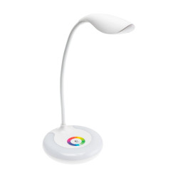 LED NAMIZNA SVETILKA GALACTIC, 5 W, 240 lm, 4000K, 5V, RGB, USB POLNJENJE, BELA