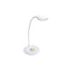 Stolna lampa  GALACTIC LED, 5W, 240lm,5V DC, 4000K, podnožje RGB, punjenje preko  USB, bijel