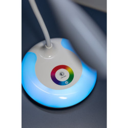 LED NAMIZNA SVETILKA GALACTIC, 5 W, 240 lm, 4000K, 5V, RGB, USB POLNJENJE, BELA