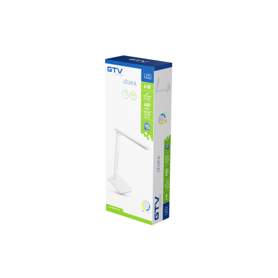 LED NAMIZNA SVETILKA IZUKA, 6 W, 400 lm, CCT, INDUKTIVNI POLNILNIK, BELA