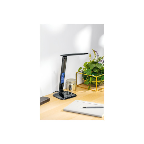 LINEAR II stolno svjetlo, LED, 7W, 420lm, 3-CCT, AC220-240V, IP20, 5 stupnjeva prigušenja, crna