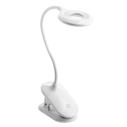LED POLNILNA NAMIZNA SVETILKA RINGO, 4 W, 200 lm, 5 V, CCT, 1200mAh, ZATEMNITVENO, BELA