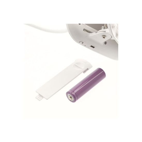 Stolna svjetiljka RINGO, 4W, 200lm. DC5V, 1A, 3000K-6000K, 3-CCT, bat.1200 mAh, Ra>80, zatamnjiv, bijeli