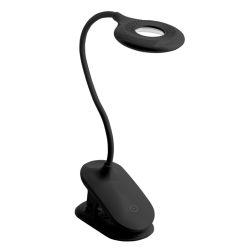 LED POLNILNA NAMIZNA SVETILKA RINGO, 4 W, 200 lm, 5 V, CCT, 1200mAh, ZATEMNITVENO, ČRNA