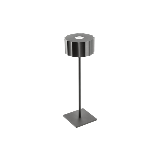 LED stolna svjetiljka AZELIA, 2,5W, 200lm, DC 5V, 1A.4000 K, baterija 4000 mAh, zatamnjiva, crna