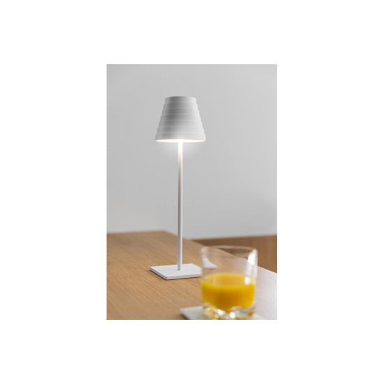 'FIZZI LED stolna svjetiljka, 2,5W, 200lm, DC 5V, 1A,4000 K, baterija 4000 mAh, bijela